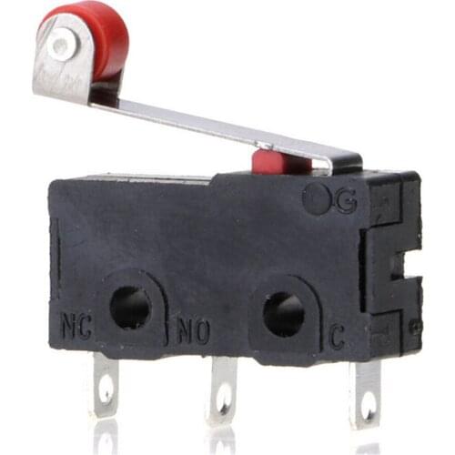 Wholesale 5Pcs/Set KW12-3 PCB Microswitch Tool Parts Micro Roller Lever Arm Open Close Limit Switch
