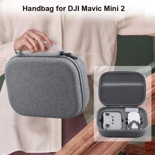 Protable Travel Storage Bag Handbag Carrying Case for DJI Mavic Mini 2 Drone Remote Control Battery Storage Box Hardshell Bag