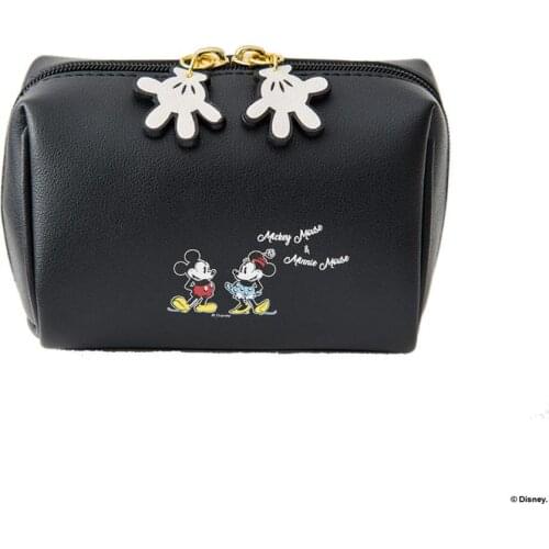Disney Mickey mouse cosmetic plush purse bag lady clutch bag cartoon coin pu purse bag holder card mini storage handbag