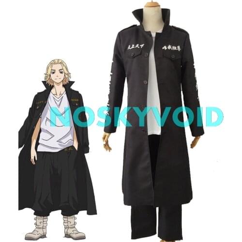 Tokyo Revengers Sano Manjiro Cosplay Costume Mikey Uniform Suit Adult Coats Sano Manjiro Trench Halloween Carnival Costumes