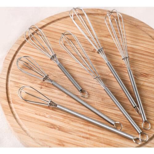 Whisk Kitchen Gadgets Stainless Steel Balloon Wire Manual Egg Beater Mixer Kitchen Baking Utensil Milk Cream Butter Mixer