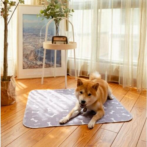 Waterproof reusable dog bed Mats Dog Urine Pad Puppy Pee Fast Absorbing Pad Rug for Pet Training
