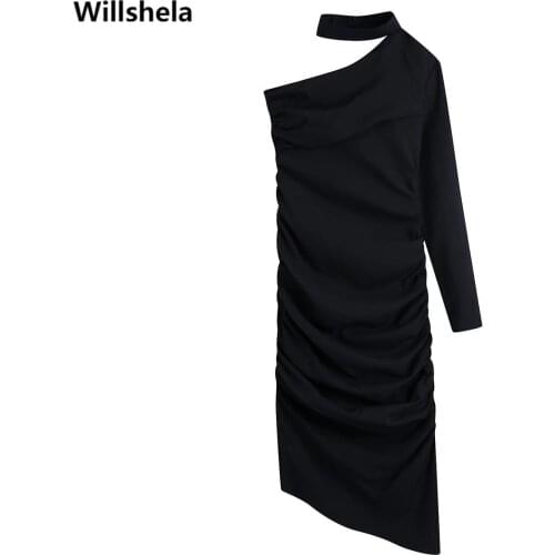 Модные платья-рубашки Willshela China At AliExpress