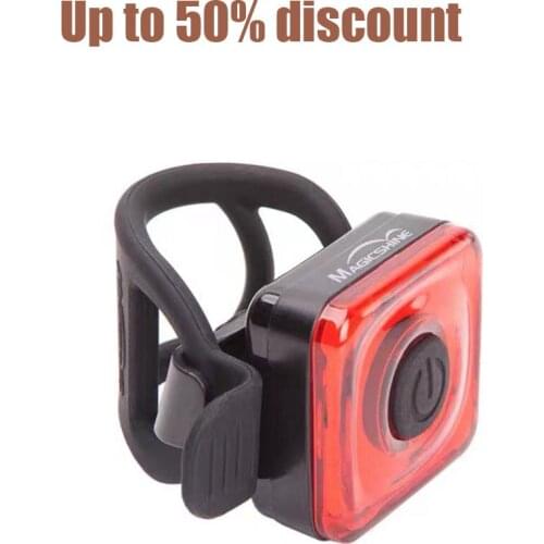 Bicycle Taillight Compact Size Taillight High Powered COB Red LED Warning Light Source USB Charging Tail-lamp Cycle Equipment