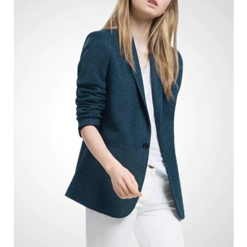 Blazer Women 2021Elegant Long Sleeve Women Casual Slim Suit Jacket Office Lady Blazers 2021Autumn Streetwear