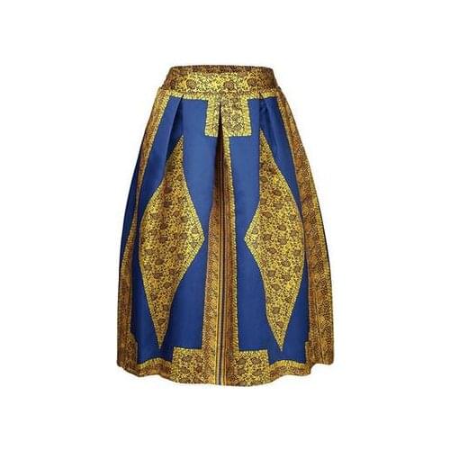 1pcs/lot bohemian style woman print skirt lady casual flower long skirt female casual long skirt