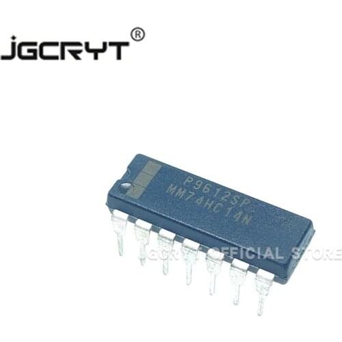 10Unids/lote MM74HC14N DIP14 6-way Schmitt trigger inverter import | original | new
