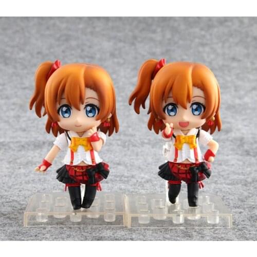 2pcs/lot Anime love live Q Version Action Figure Toys Honoka Kousaka PVC model toys Gifts