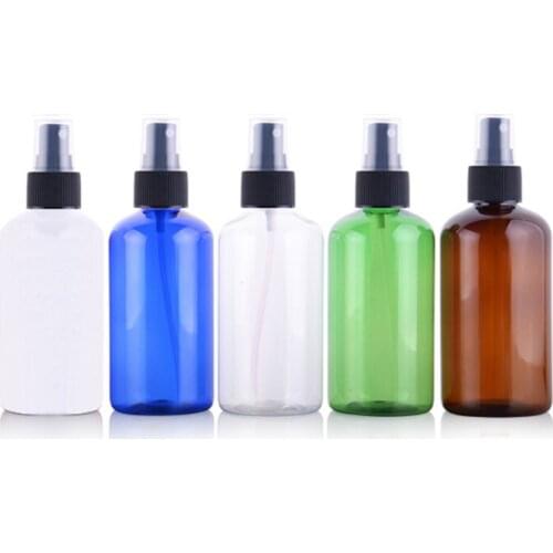 20pcs 220ml Spray Refillable Bottles Packing Perfume 220cc Travel Plastic Bottle With Mist Spray Pump More Colors Available