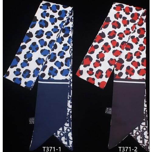 2019 new Tarot classic small silk scarf ribbon silk scarf womens binding bag handle Ribbon Hair Band Scarf Shawl