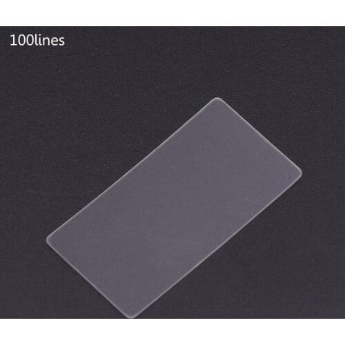 2020 New 36x38mm Nano Engraving PET Trasmission Diffraction Grating Ultra Precision