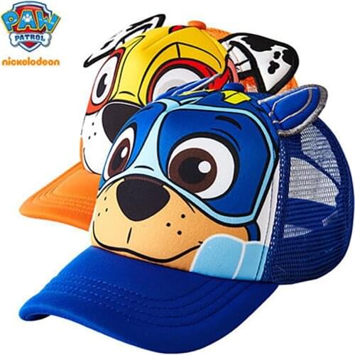 2021 Genuine PAW Patrol Cotton Cute Childrens Hats Caps Headgear Chapeau Puppy Print Party hat Kids Birthday Gift children toys