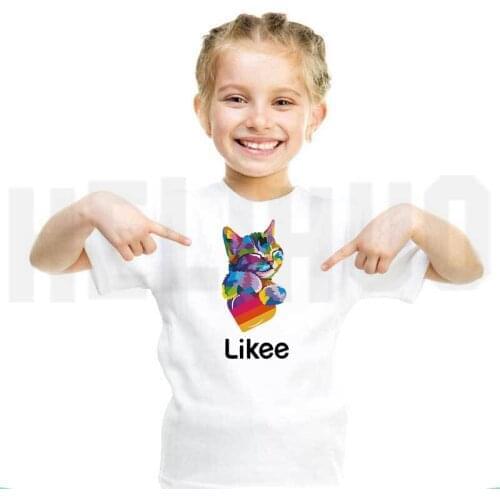 2021 Summer Children LIKEE T Shirts Russia Style Likee Kids T-Shirts Casual Baby Boys Girls Tee Tops Kawaii Aesthetic Clothes