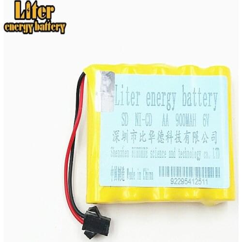6v 900mah AA NI-CD M Battery Electric toys car ship robot rechargeable AA 6v 6.0v 900 mah Battery