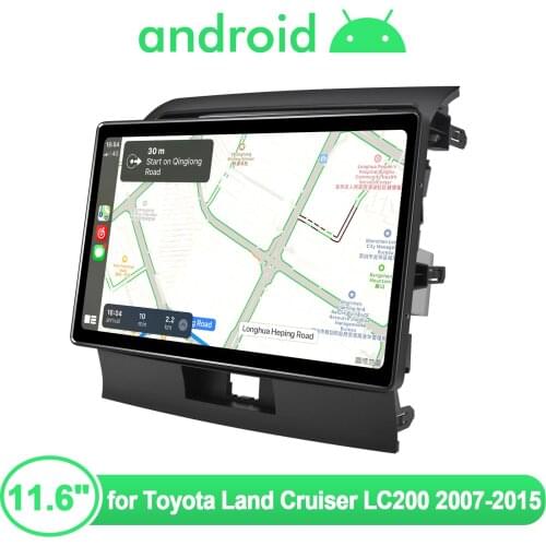 I Din 11.6 Inch Android 10.0 Car Radio Touch Screen 1920*1080 IPS 4G/Carplay/ Reverse Camera For Toyota FJ Cruiser 2007--2015