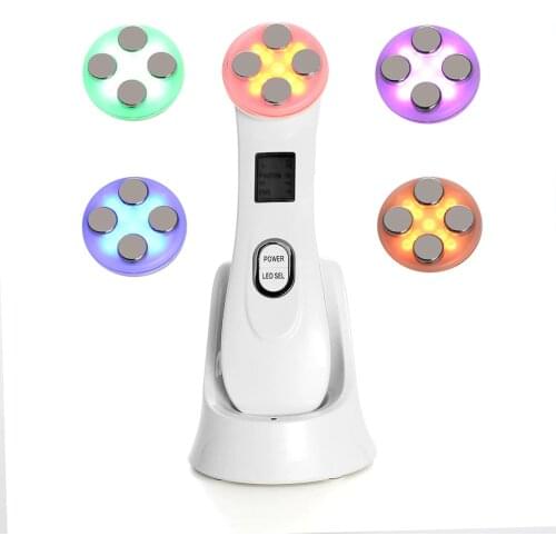 Electroporation Radiofrequency Facial Lifting Mesotherapy RF&EMS Face Lifting LED Skin Tightening LED Photon Beauty Skin Care