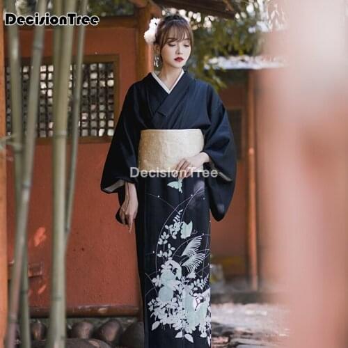 2021 kimono japanese style girls floral yukata haori lolita dress for women party yukata dance anime cosplay daily geisha robe