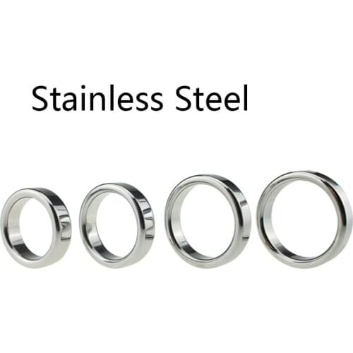 1PCS Metal Penis Rings Sleeves Cockring Delay Cock Ring S&M Sex Toy Male Sex Products for Couple Men Male Chastity Belt Sex Ring
