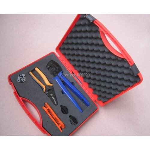 MC4 Solar PV Tool Kits,MC4 Tool Box For MC3/MC4/Tyco connector, Multifunction Solar Kit include Crimping/Cutting/Stripping Plier