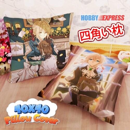 Hobby Express Violet Evergarden 40x40cm Square Anime Dakimakura Throw Pillow Cover FBZ622
