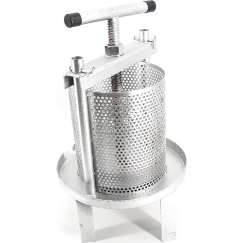 Stainless Steel Bee Wax Press Machine Beekeeping Tool Mesh Honey Press Cast Iron Wax Press Beekeeping Mesh Beeswax Presser