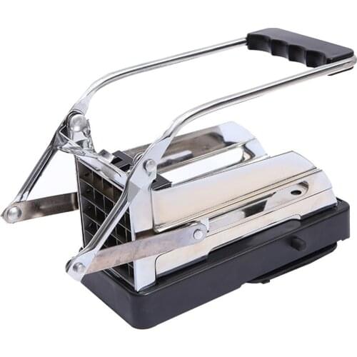 Newest Potato Chip Slicer Stainless Steel Potato Strip Maker Manual Kitchen Vegetable Chopper Machine For Kitchen