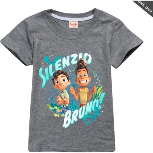 2021 New Summer Childrens Boy Cartoon Luca Cute T-shirt 3D Printed Girl Street Clothing Kids Clothes Baby T-shirt O-neck 2-16Y
