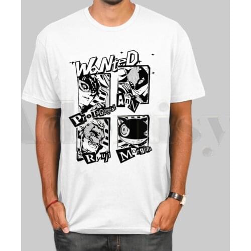Persona 5 T-shirts Summer Fashion Print T Shirt Casual O-Neck Tshirt Funny T-shirt Top Tees