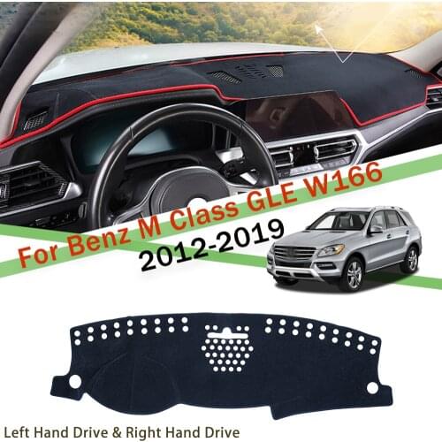 Anti-Slip Mat For Mercedes Benz M Class GLE W166 2012-2019 Dashboard Cover Sunshade Dashmat Accessories