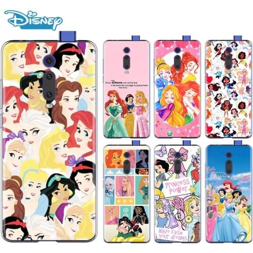 Disney cute princess For Xiaomi Redmi 9I 9T 9A 9C 9 Prime 8A 8 7A 7 6A 6 5 5A 4X PRO Plus Transparent Soft Phone Case