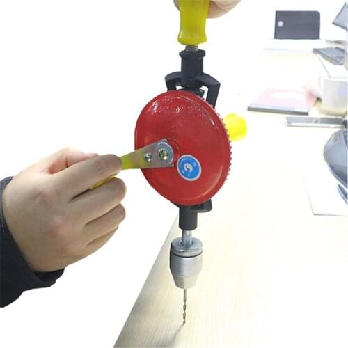DIY Woodworking Hand Drill Rotary Hole Tools Drill Punch Reamer DIY Plastic Woodworking Craft Drilling Tool Hand crank drill