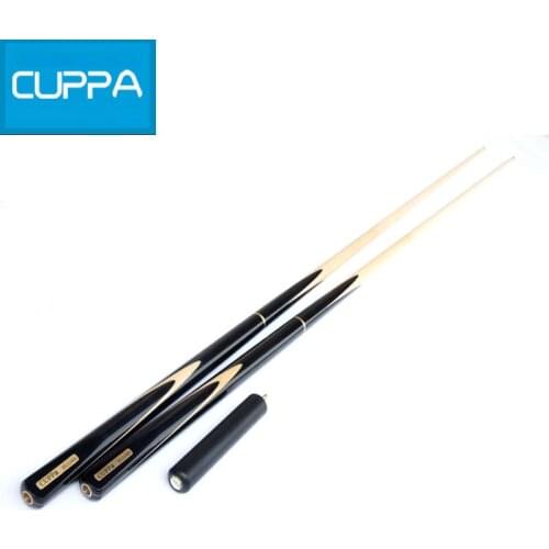 High Quality Cuppa 3/4 Snooker Cues Stick 9.8mm Billiard Cues Black China 2016