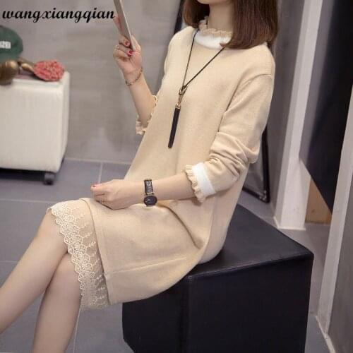 Модные вязаные платья Wangxiangqian China At AliExpress