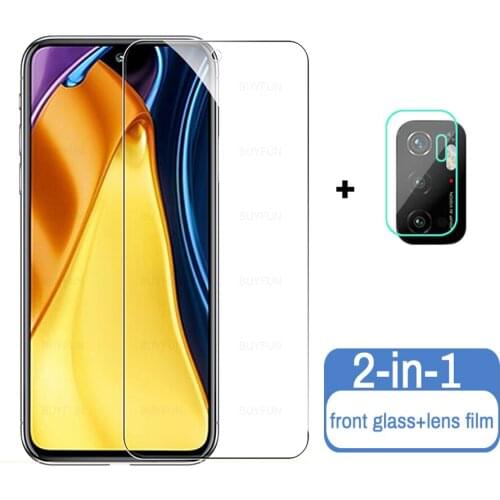 Full Cover Tempered Glass For Xiaomi Poco M3 Pro 5G Camera Screen Potection Flim For Poxo Poko M 3 M3Pro 6.5" Protective Glass
