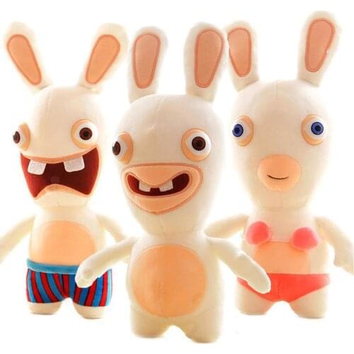 4pcs/Lot 15CM Rayman Raving Rabbits Plush Stuffed Toy Soft Animal Bunny Doll Kids Gift
