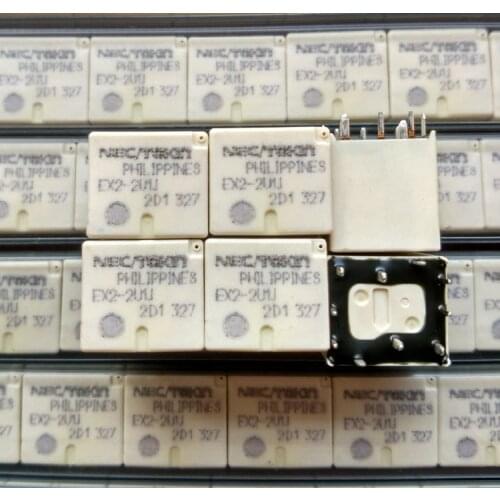 5-10PCS New original Automotive relays EX2-2U1 EX2-2U1S DIP Auto Relay 12V 10Pin