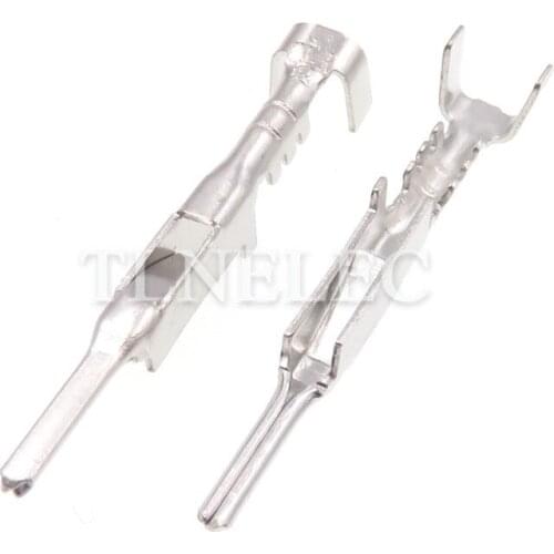 50pcs DJ611A-1.5A/B Automotive Plug Terminal 1.5mm Series Spring Male Connector Splices Car Cable Wiring Harness Plug Terminal