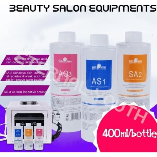Aqua Peeling Solution Beautiful Voices AS1 + SA2+AO3 Hydra Dermabrasion 400ml/bottle