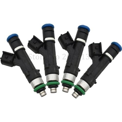 4PCS 0280158162 Fuel Injector Nozzle For Ford Escape Fusion Lincoln MKZ Mazda Tribute Mercury Mariner Milan 2009-2013