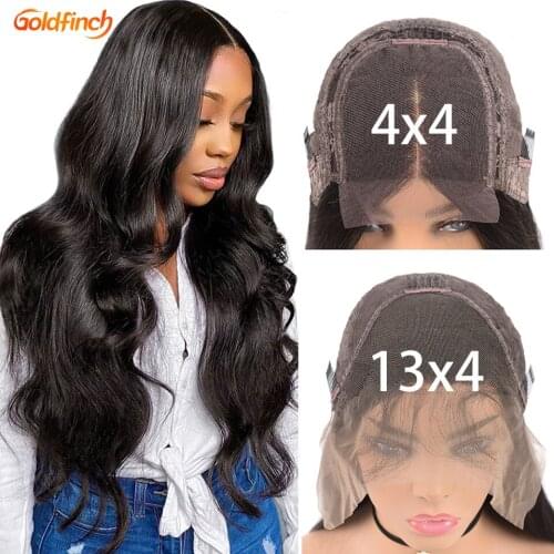 Goldfinch BodyWave Lace Frontal Wig Pre Plucked Body Wave Lace Front Wig Humain Hair 13x4Lace Frontal Wig BodyWave Closure Wig