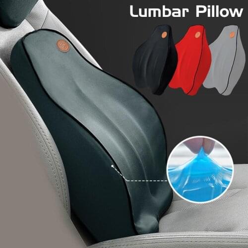 Memory Foam Lumbar Support Pillow Breathable Mesh Back Cushion Orthopedic Backrest For Car Seat Office Chair Wheelchair seat