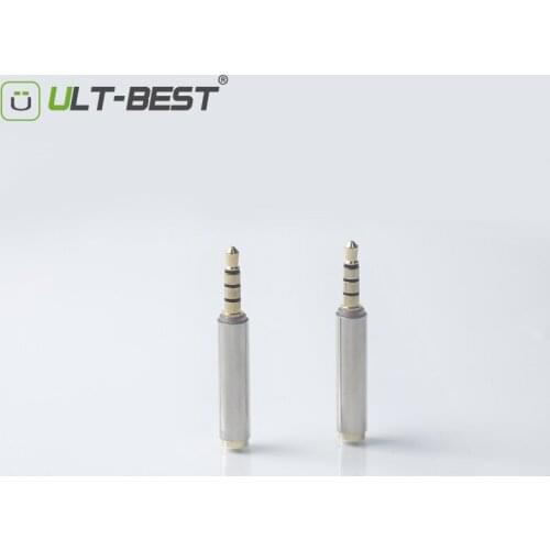 ULT-Best Audio Adapter 2.5mm Male to 3.5mm Female Stereo Earphone Audio Headphone Connector Converter For Mobile Phone