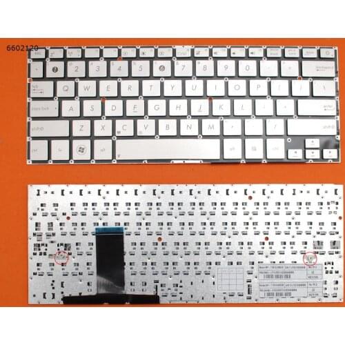 US New Replacement Keyboard for ASUS Zenbook UX31E BX31E Laptop Silver NO Frame