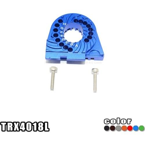 Aluminum alloy thickened double-sided heat dissipation knife pattern motor fixed heat sink TRAXXAS TRX-4 82056-4