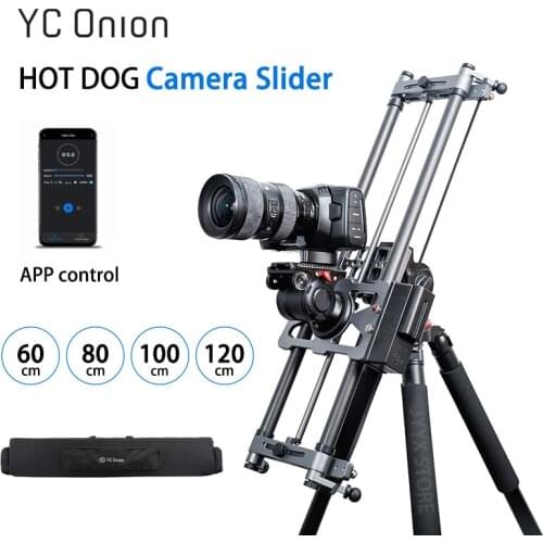 YC Onion Hot dog Motorized Camera Slider 3.0 Version Auto Slider Track Rail for Gimbal DSLR Movie Video 3/4/5 Axis App Control