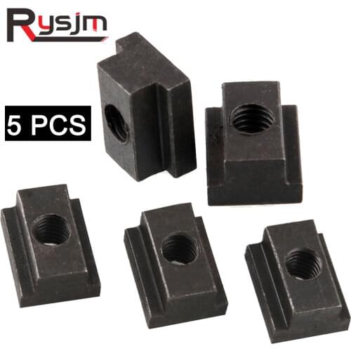 Iron T-Slot wheel nut 5PCS T slot Nuts For Toyota Bed Deck Rail T slot Cleat Tie Down Nut Car Accessories