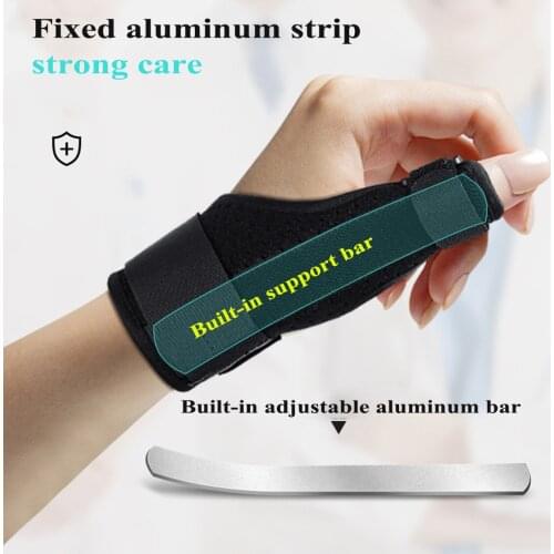 1pcs Reversible Wrist Holder Strap Thumb Brace Fitted Right/Left Thumb Adjustable Stabilizer Wrist Wrap Holder For Cycling Moto