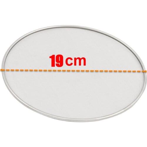 19/21/25cm Stainless Steel Oil Splatter Screen Air Fryer Accessories Anti Grease Splash Scald Proof Frying Pan Cover Oil Net