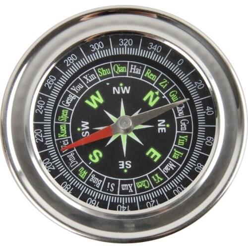 Large Compass Survival Metal Stainless Steel Compass Navigation For Outdoor Camping Hiking Hunting Backpack Decorations