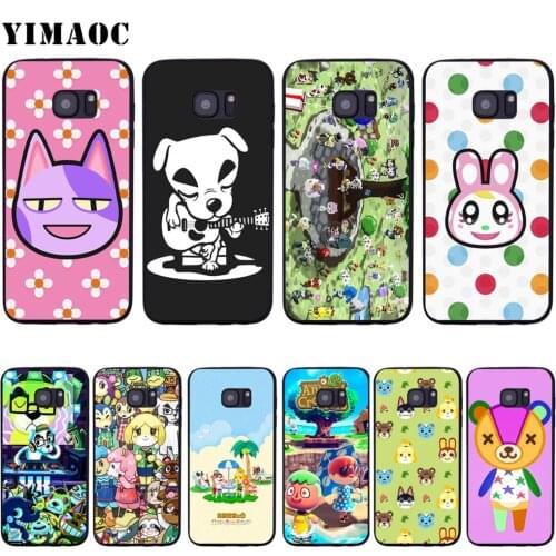 YIMAOC Animal Crossing Case for Samsung Galaxy A7 A8 A9 A10 A20 A30 A40 A50 A70 M10 M20 M30 S10e J6 Plus